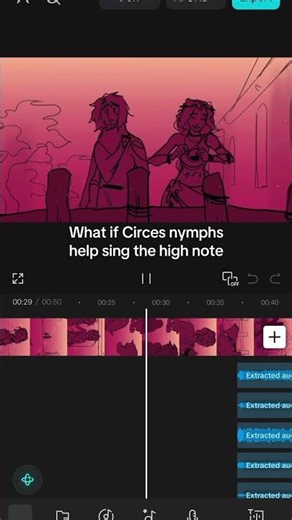 Circes nymphs help sing the high note #fypシ #epicthemusical #circe #youtubeshorts #epic