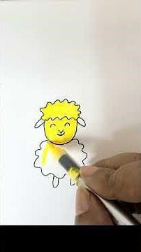 How to Draw a Cute Sheep
