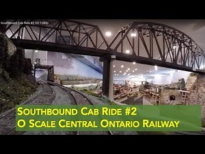 Southbound Cab Ride #2 on the O scale Model Railroad Club of Toronto