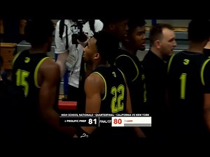 Prolific Prep Crew defeats Long Island Lutheran Crusaders 81-80 in overtime at Chipotle Nationals