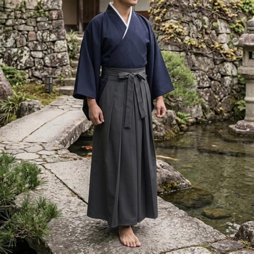 Anime Samurai Cosplay Costume, Kenshin Inspired Kimono Hakama Kendo Outfit - Etsy Australia