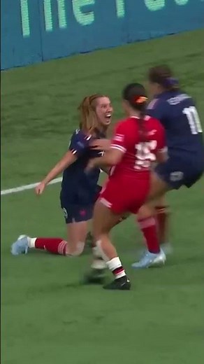 Une action de grande classe des Bleues 💥 #Rugby