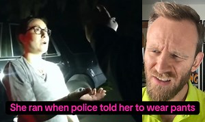 446K views · 7.5K reactions | DUI woman runs when cops tell her to keep her pants on She totaled her own car and her neighbor's This original video was produced by Network Media, LLC and Connor G. | Imperfect Crimes | Facebook