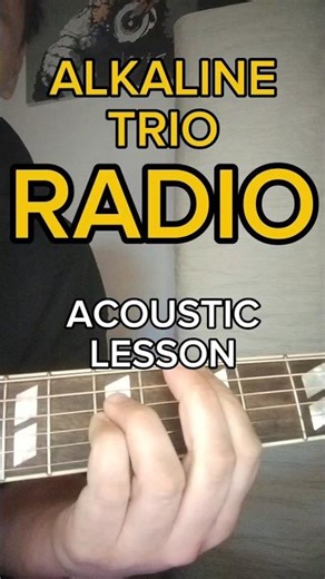How To Play RADIO (Alkaline Trio) - Acoustic Lesson