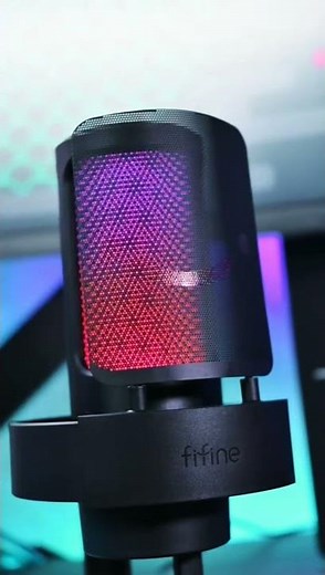 How to upgrade your RGB setup with a microphone? #shorts #fifine #ampligame