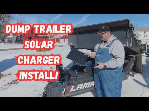 Dump trailer solar charger for Lamar dump trailer. Will this keep things charged?