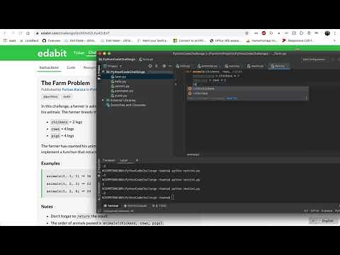 Python edabit Challenge : The Farm Problem