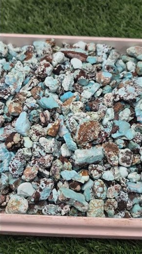 Buy Rough Turquoise Online | Natural Blue Rough Turquoise Stone (Firoozeh)