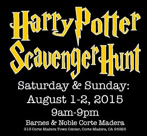 Harry Potter Scavenger Hunt at Barnes & Noble Corte Madera