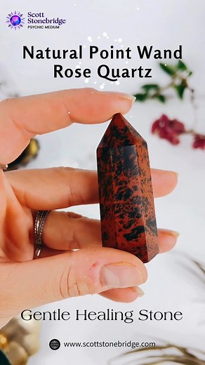 Let your heart open to pure, nurturing energy with the Natural Point Wand Rose Quartz. Known as the Stone of Love, Rose Quartz gently soothes emotional wounds, restores inner peace, and invites harmony into your space. Perfect for meditation, energy healing, or simply bringing calm beauty to your home decor. 💫 💗 Discover the loving energy that heals from within available now at https://scottstonebridge.com/products/natural-point-wand-rose-quartz-amethyst-crystal-for-healing-and-home-decor?vari