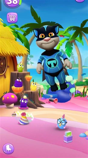 Tom Super Hero #talkingtom #mytalkingtom2 #superhero #feedshorts