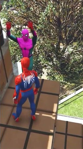 GTA 5 Epic Water Ragdolls Spiderman Jump/Fails #shorts