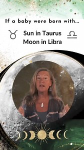If a baby were born with Sun in Taurus ☀️♉️ Moon in Libra🌙♎️ #TaurusSun #LibraMoon #Astrology #Zodiac #Taurus #Libra #SunInTaurus #MoonInLibra #AstrologyLovers #CosmicInsights #AstroVibes #AstroChart #BirthChart #EarthAndAir #BalancedSigns | Debra Silverman Astrology