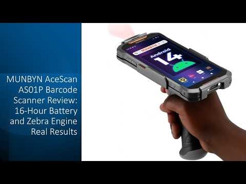MUNBYN AceScan AS01P Barcode Scanner Review: 16-Hour Battery and Zebra Engine Real Results