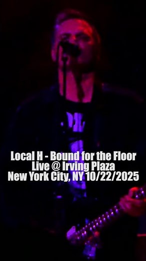 Local H Bound for the Floor Live at Irving Plaza New York City 2025 #localh #livemusic #concert