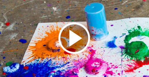 Exploding Paint Bombs Activity