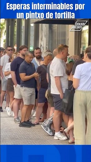 Endless waits for a piece of potato omelet