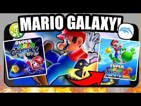 Como jugar SUPER MARIO GALAXY 1 Y 2 en ANDROID! (CONTROLES, VERSIONES)