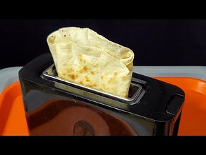 Heat Burrito Wrap in Bread Toaster