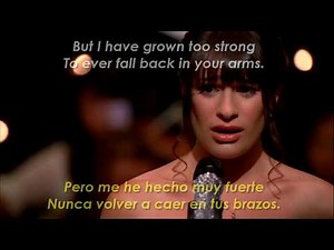 Glee - Jar Of Hearts / Sub Spanish With Lyrics