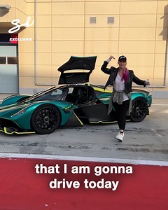 3.4M views · 85K reactions | I got to drive Aston Martin's $3 million hypercar around the Bahrain F1 track!!  | Supercar Blondie | Facebook