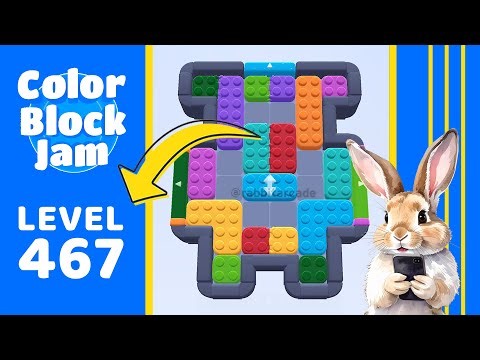 Color Block Jam Level 467 Solution Walkthrough