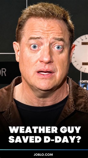 Brendan Fraser "Pressure" Interview - Weather Guy Saved D-Day?