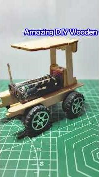 How to Make a Mini Wooden Car Using Batteries