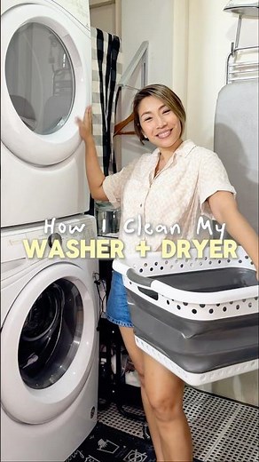 How I Clean My Washing Machine and Dryer | National Laundry Day 🧺
