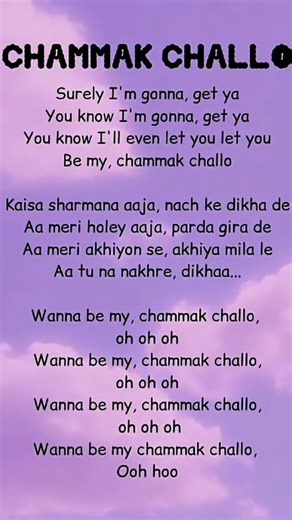 write song chamk chalo🥀😜🥳🤩🥰😍