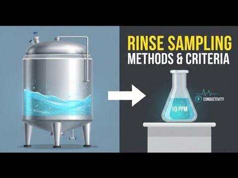 Rinse Sampling in Cleaning Validation: Methods, Criteria & Process