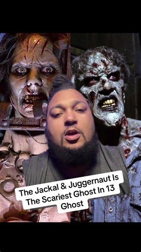 The Jackal & Juggernaut Is The Scariest Ghost In 13 Ghost #greenscreen #13ghost #thirteenghost #fyp #foryou #horrormovies #horror #horrortiktok