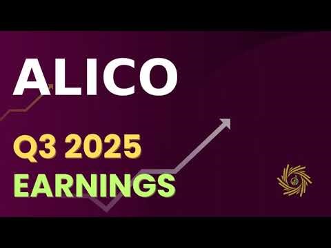 Alico ALCO Q3 2025 Earnings Call