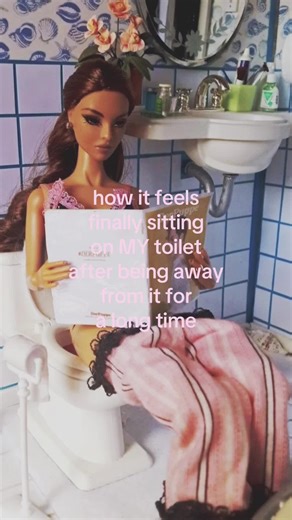 Finally Sitting on My Toilet Again