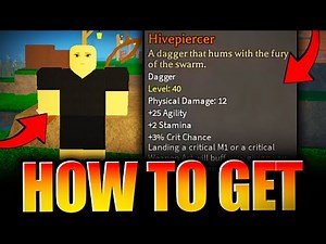 How To Get Legendary Dagger Hivepiercer Showcase in Rune Slayer! Roblox