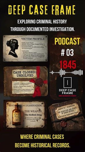 The Perfect Crime From 1845—Until the Autopsy #ColdCase #DeepCaseFrame #History