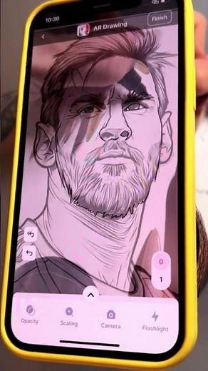 Easily Create REALISTIC Sketches of Famous People Using AR Apps #pendrawing #art #drawing #ardrawing