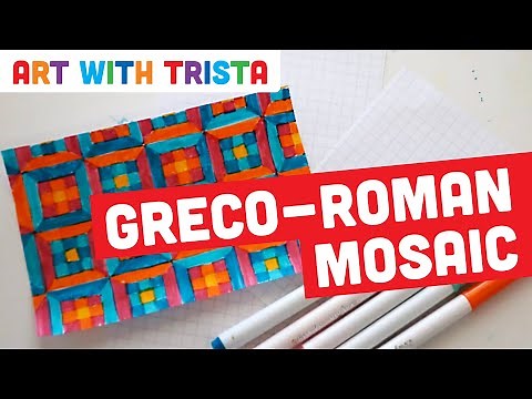 Greco-Roman Mosaic Art Tutorial - Art With Trista