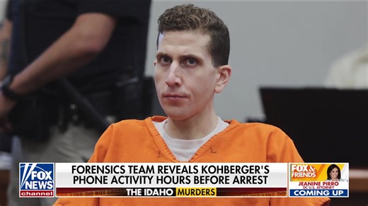 FORENSIC REVEAL: Analysis shows Bryan Kohberger’s frantic phone activity hours before his arrest in the Idaho four murders. | Fox & Friends