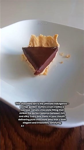 Rich & Silky Chocolate Tart | Easy Dessert Recipe