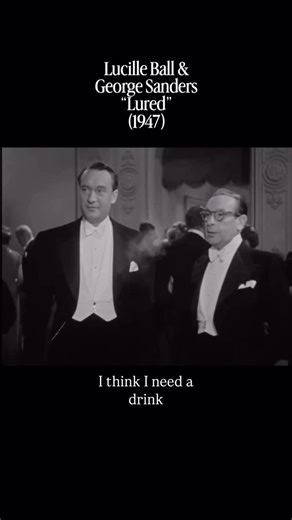 Nostalgically Thinking on Instagram: "I watched Lured (1947) on a lark last week and ended up absolutely loving it and making my husband watch it with me. The suspense thriller stars Lucille Ball and George Sanders. At first, I wasn’t sure what to think of Lucille in the role because I am so used to seeing her as Lucy from I Love Lucy but I eventually was able to push that version of her out of my mind and see her in a more serious role. I was especially able to do this during the second watch t