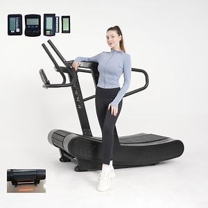 [Hot Item] Commercial Treadmill Exercise Running Machine Curved Treadmill
