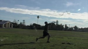 Pelican Boomerang Throwing video from Boomerangs.com