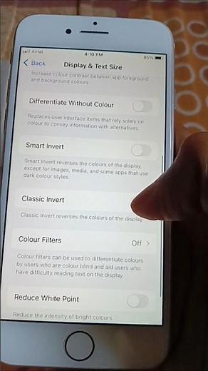 How to Turn on Classic Invert on iPhone