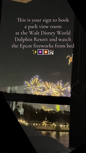 Experience Epcot Fireworks from Your Hotel Bed