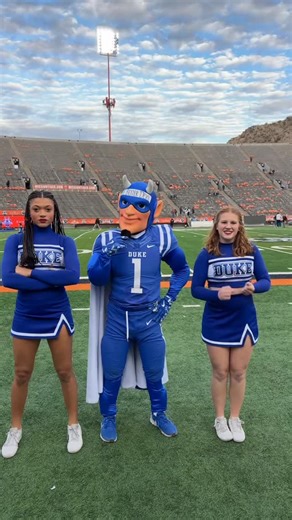 Duke Blue Devil on Instagram: "Getting groovy after that Sun Bowl W @tonythetigersunbowl @dukecheerleading #football"