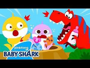 Peekaboo! Baby Shark Babysits at a Dinosaur Theme Park | Story for Kids | Baby Shark Official