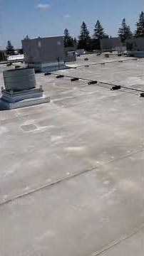 TPO roof cleaning demo