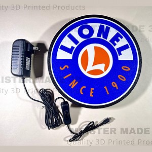 Lionel, Light up Sign, Railroad Sign, Train Gift, LED Signs, Illuminated Sign, Train Enthusiast, Gift for Railroad Lover, Railroad Gifts - Etsy