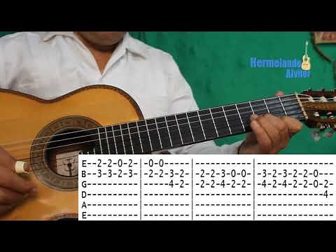 Ojitos verdes - Dueto las Palomas -Tutorial de Requinto - Cómo requintear - Paso a Paso con Tabs